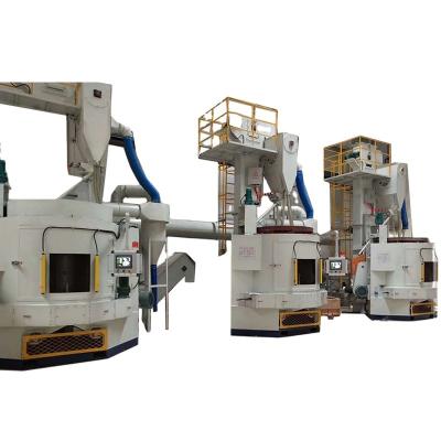 China Building Material Shops Customized Turntable Shot Blast Machine For Steel Pipe Cleaning for sale