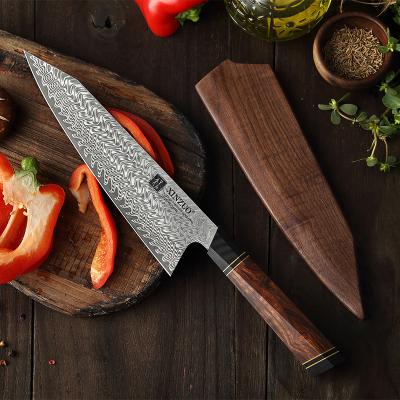 China Durable Super Sharp Steel Japanese Damascus Gyuto Chef Knife for sale