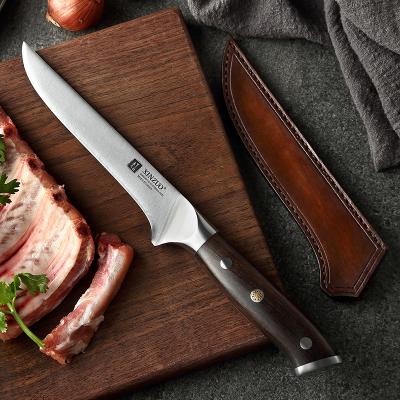 China 6.5inch Professional Kitchen Stainless Steel Viable German High Carbon Boning Knife for sale