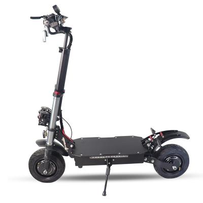 China Custom Parts V7 EcoRider 5600W Off Road Scooter 11inch Electric Scooter Dual Handle Fold Foldable E-Scooter for sale