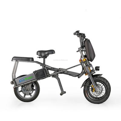 China Inclined Folding Scooter 350w 3 Wheel Aluminum Alloy Fast Electric Scooter Full Suspension For 14inch Electric Bicycle For Adult for sale