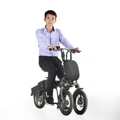 China Aluminum Alloy The Best Selling EcoRider E6-7 250W 48V Folding Electric Bike With Lithium Battery for sale