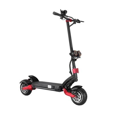 China Dual Kick Scooter EcoRider V9 1600W Hydraulic Brake Motor 52V 18ah Adult Electric Scooter For Adults 11 Inch Tire for sale