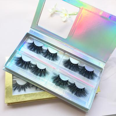 China Long Natural Mink Lashes Set Packaging Customized Mink Eyelashes 4 Pairs In Lashes 1 Book 3D Mink Eyelashes for sale