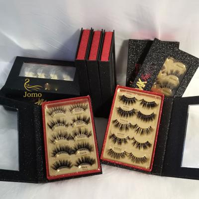 China Deep Clean Brand Mink Lashes With Private Label Mink Lashes With Form Box 5 Pairs Lashes Book for sale