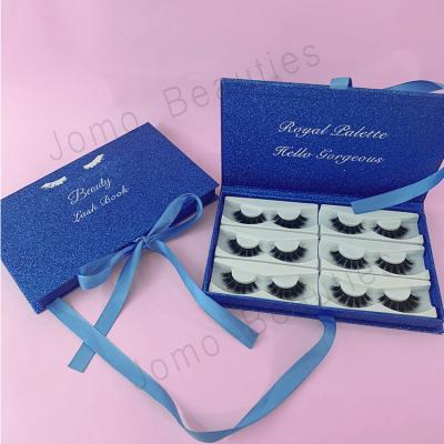 China Deep Clean Brand Mink Lashes With Private Label Mink Lashes Books 3/4/5/6 Pair Lashes Book for sale