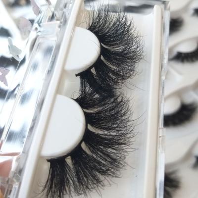 China 25MM Mink Eyelashes Cheap Wholesale Private Label 25mm 3D Mink Eyelash 25mm Deep Mink Eyelash for sale