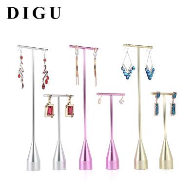 China Environmental Protection Jewelry Display Props Earrings Show High Frame Window Cabinet Jewelry Ornaments Metal Display Stand for sale