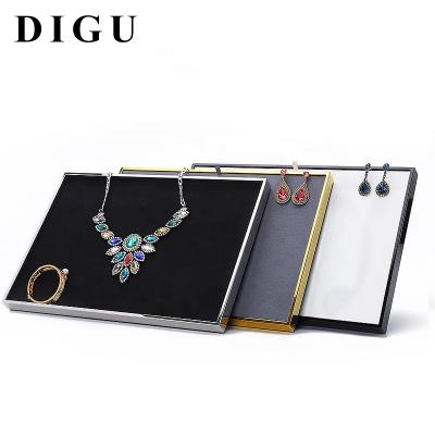 China High Quality Jewelry Display DIGU Ring Earrings Jewelry Display Props Metal Jewelry Display Tray Holders for sale