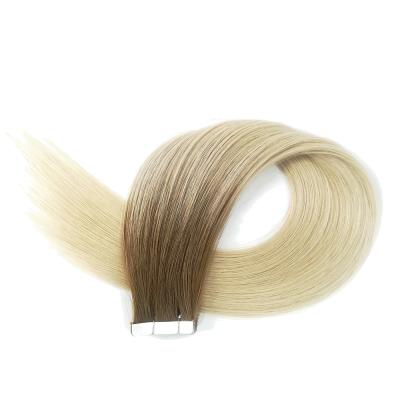 China Straight Tape In Hair Extensions R6/32 Hair Vendor 100% Pulled Remy Hair Wefts Wholesaler Double Cuticle Aligned 12A 14 - 24 Inches for sale