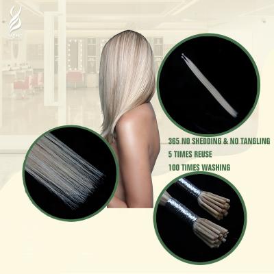 China YADING Straight Pre Bonded I Tip D16-22 Hair Extensions Cuticle Aligned Natural Remy Virgin Human Hair Hair Extensions Vendors for sale