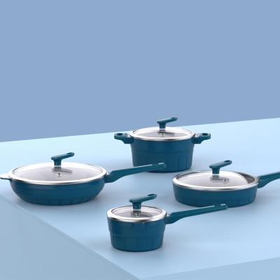 China Sustainable Newcomer Le-Koch 4 Piece Aluminum Non-Stick Cooking Pots Sets For Cooking for sale