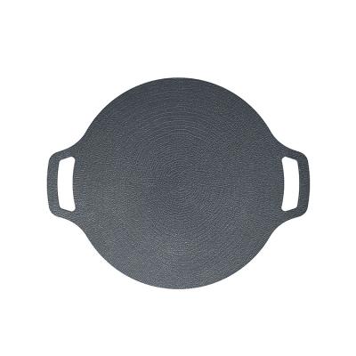 China Wholesale Viable China Easy To Clean Camping Grill Pan Korean Bbq Grill Pan Travel Party Barbecue for sale