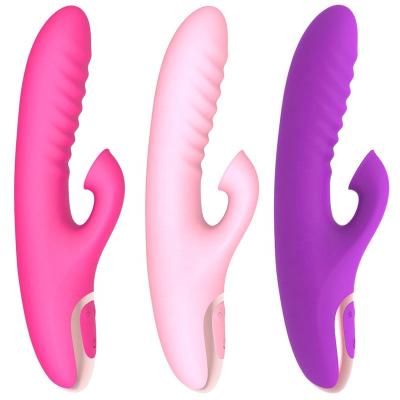 China Hot Selling Multi-speed Silicone Clit Full Silicone Rechargeable Vibrator Waterproof Handheld Women Body Sucking Massager Vibrator for sale