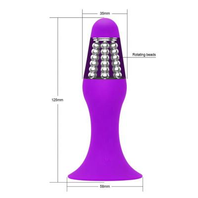 China 3 types + factory plug prostate anal vibrator 2 intensities of stimulator wholesale vibrator with 5 rotating types anal vibrator for sale