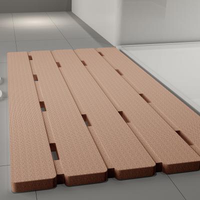 China Customized Hot Sale Custom Non-Slip Bathroom Mat Sustainable Shower Anti-Slip Flooring for sale