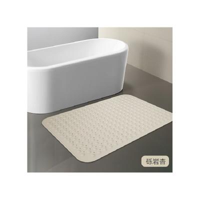 China Durable Waterproof Non-slip Nordic Bathroom Tub Shower Bath Floor Toilet Mat With Sucker for sale