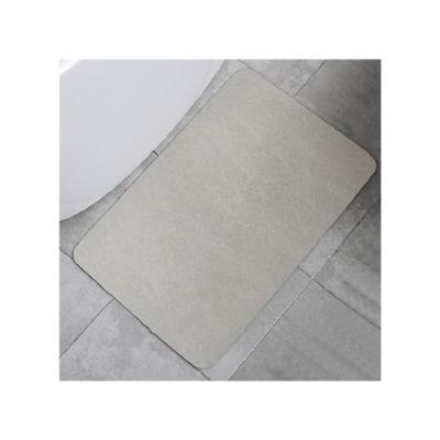 China Sustainable New Arrivals Hot Selling Diatomaceous Earth Bathroom Earth Powder Mat for sale