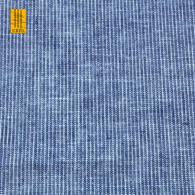 China Anti Pill Price Natural Fabric Eye Catching Linen Yarn Dyed Stripe Fabric For Shirt Dress Fabric for sale