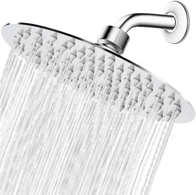 China Without Diverter Shower Head Brush Rainfall Shower Head Adjustable Free Installation Showerhead for sale