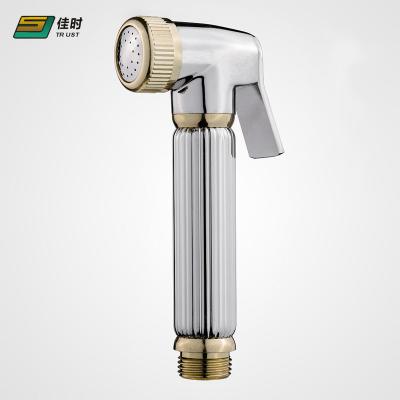 China Easy Installation TS-3204 Chrome Toilet Bidet Water Sprayer Brass Portable Nozzle Shattaf for sale