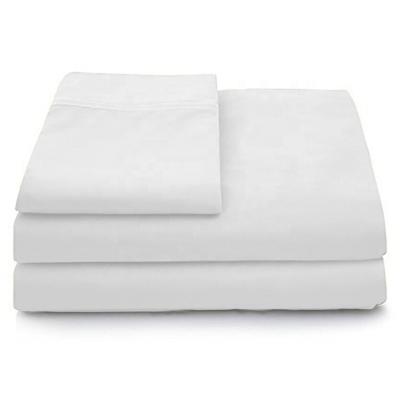 China Nondisposable Luxury White Cotton Hotel And Hospital Bed Sheet Flat Sheet for sale