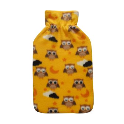 China Body Warmer Hand Warmer Custom Logo Hot Water Bag Water Bottle Fleece Rubber Warm Cover for sale