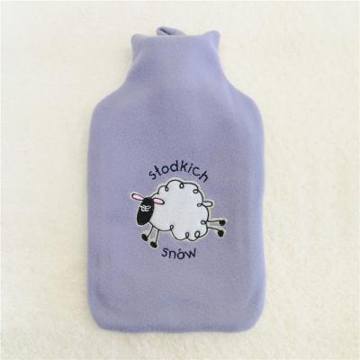 China Body Warmer 2l Hand Warmer Hot Water Bottle With Faux Fur Cover for sale