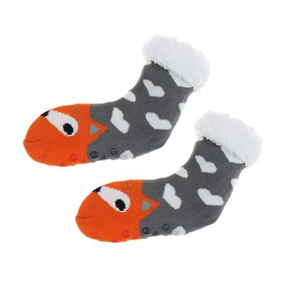 China Women Warm Cute Comfortable Soft Anti-skid Fuzzy Socks For Girl Knitted Winter Floor Sleep for sale