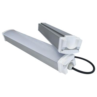 China Emergency (30%Power ETL CE Rohs 40W 4ft Linkable Tube IP65 IK10 Triproof Led Tri-proof Light for sale