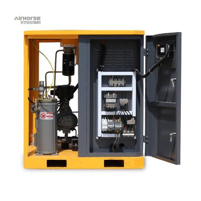 China Air-Compressor Top Brand 10hp 15hp Lubricated Belt Driven Screw Air Compressor for sale