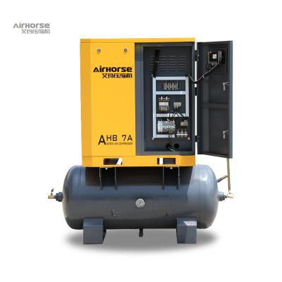 China Lubricated CE ASME Export Certificated Industrial Compressor Screw Air Compressor 12 Bar for sale