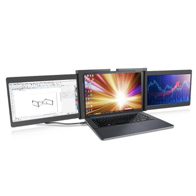 China HDR 12 Inch ONE CABLE Dual USB C Device Monitor Laptop Supplement Computer Triple Panel for sale