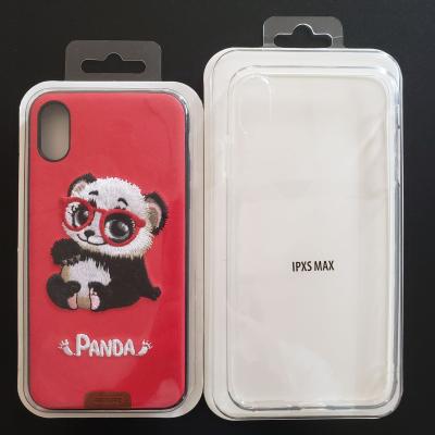 China Recycled Materials Wholesale Price Clear Plastic PVC Blister Package Mobile Phone Case Packaging For iphone for sale