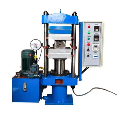 China Plastic industry hydraulic flat plate press vulcanizer / rubber machine vulcanizing press for sale