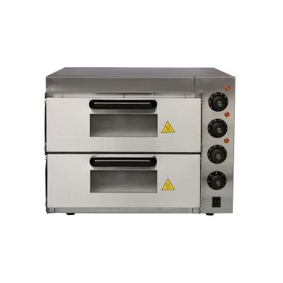 China Commercial Pizza 1 Deck 2 Deck Kitchen Equipment Pizza Oven Dining Hotel Pizza Oven for sale