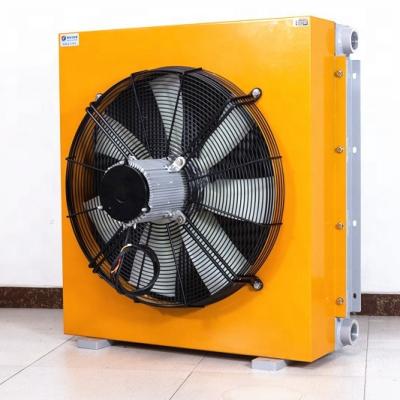 China Cooling Aluminum Air Oil Cooler Large Flow Hydraulic Heat Exchanger for sale