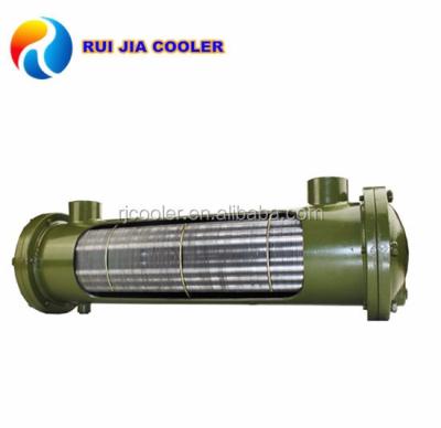 China Cooling Oil Press Machinery Copper Fin Heat Exchanger Hydraulic Water Chiller for sale