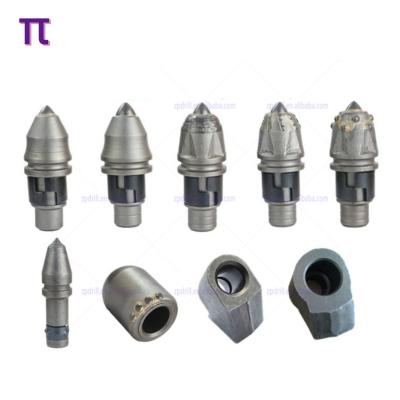 China Hot Selling Soil and Rock Drill Bits Carbide Bullet Teeth Rotary Digging Teeth Bit Drill Bit Teeth Drill Picks Rock Drilling Picks for sale