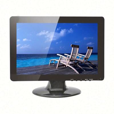 China 12 Inch Small Uncurved LCD Monitor Computer Computer Monitor PC VGA 12V DC Input for sale