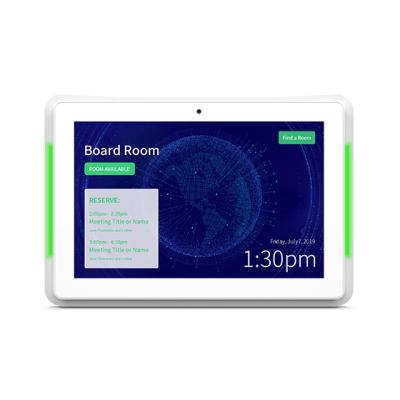 China 10Inch Nfc Android Tablet Wall Mount Meeting Room Reservation Management Shockproof Poe Tablet for sale