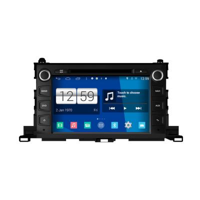 China Quad-Core android 4.4.4 HD 1024*600 car DVD GPS for Toyota Highlander 2015 with WiFi Mirror link radio for sale