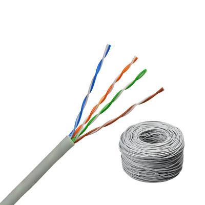 Cina Cavo 24AWG 0.5mm CCA della rete 4pr Lan CAT 5E UTP dell'OEM Poiché 1000m per rotolo in vendita