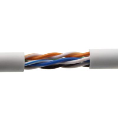 중국 Cat5e 고체 구리 UTP CM 24AWG 이더넷 랜 케이블 305 미터 판매용