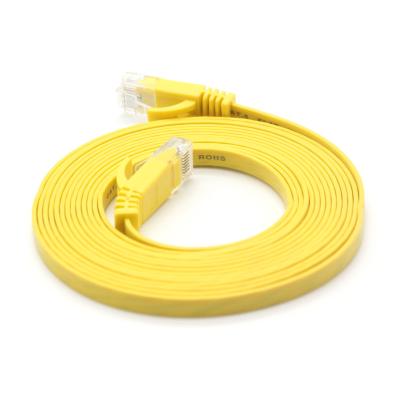 China Cordón de remiendo de alta velocidad de la red de Ethernet 24awg, Internet plano Lan Cable de Cat5 Cat5a FTP en venta