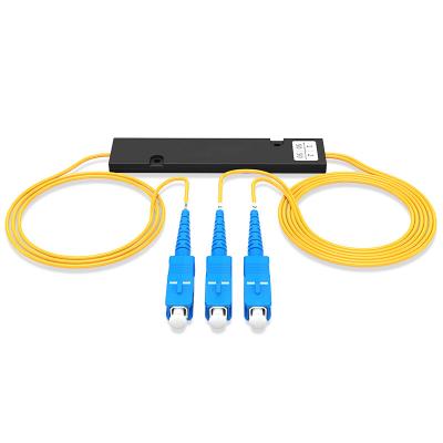 China Ftth Abs Box Type Optical Fiber Splitter , 1x4 1x8 1x16 PLC Fiber Optic Splitter for sale