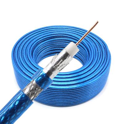 China cable coaxial los 305m el 100m cuatro de 75Ohm Rg6 RG59 cuatro capas de proteger el conductor del CU en venta