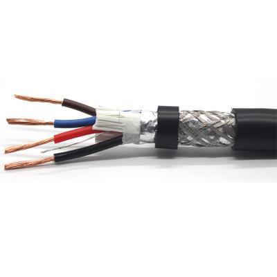 China Comunicación protegida flexible de la señal del cable de 2 pares trenzados de la base de RS485 RS422 RS232 4 en venta