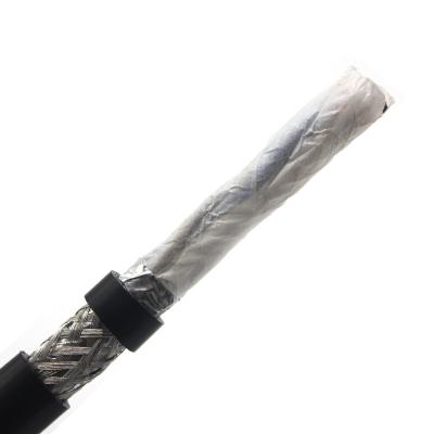 China 2 cable flexible 0,5 del par trenzado del PVC de la base RVS cobre eléctrico del fuego 0,75 1,5 de 2.5m m en venta