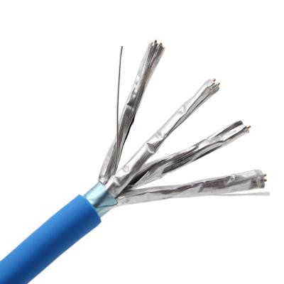 中国 Shielded Network Stp Cat6A Lan Cable , Cat6 Indoor Outdoor Ethernet Cable 販売のため